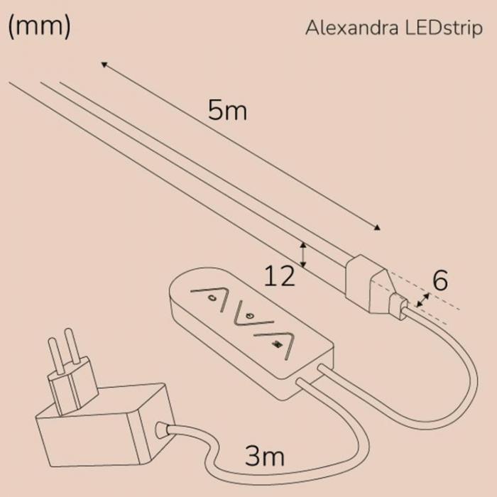 LLITT - LLITT Alexandra Ledstrip kit RGBIC Neon IP65 Smart Tuya WiFi 5m