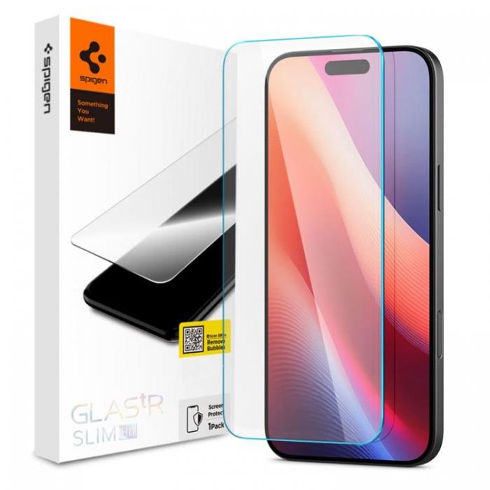 Spigen - Spigen iPhone 16 Pro Max Skrmskydd Hrdat glas TR. Slim