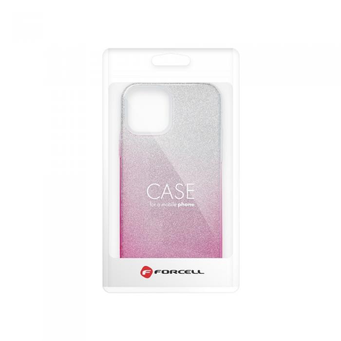 OEM - Forcell SHINING skal till iPhone 11 PRO clear/Rosa