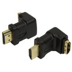 LogiLink - LogiLink Vinklad HDMI-adapter Ha -> ho