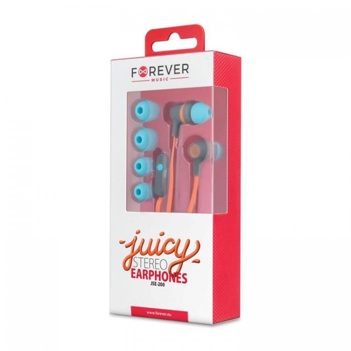 Forever - Forever Trdbunden Hrlurar Jack 3.5mm Active - Orange