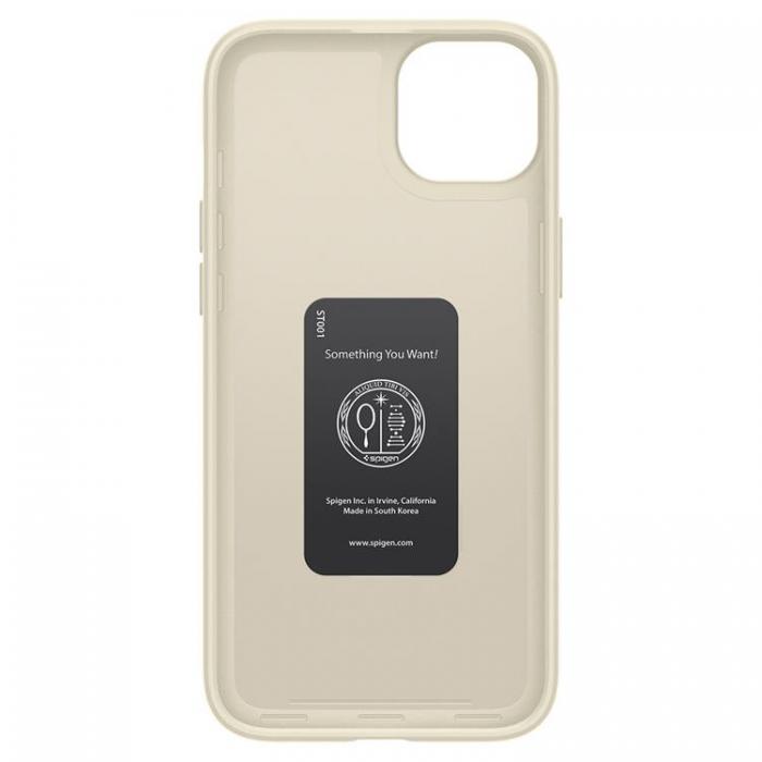 Spigen - Spigen iPhone 15 Plus Mobilskal Thin Fit - Mute Beige