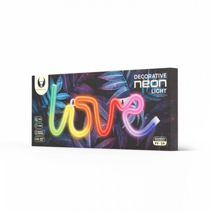 Forever Light - Forever Light LED Neon RGB LOVE FLRN01 + RC