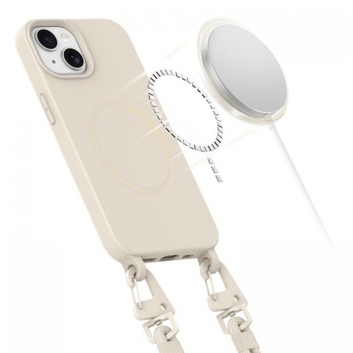 Tech-Protect - Tech-Protect iPhone 15 Mobilhalsband Skal Magsafe Magnecklace