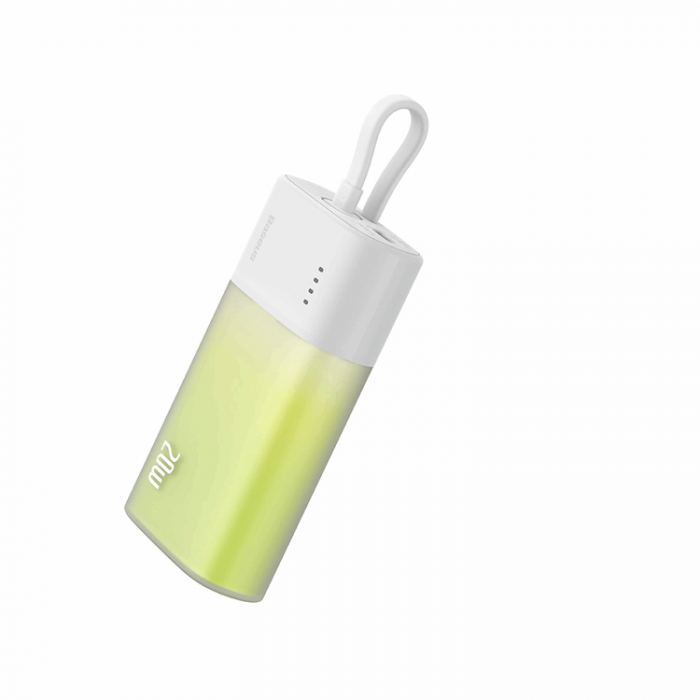 BASEUS - Baseus Powerbank 5200mAh Popsicle 20W - Vit/Grn