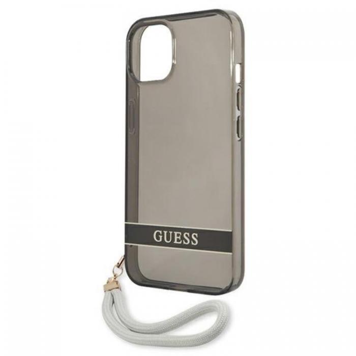 Guess - Guess iPhone 13 mini Skal Translucent Stap - Svart