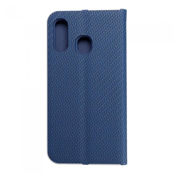 OEM - Galaxy A40 Plnboksfodral Forcell Luna Carbon - Bl