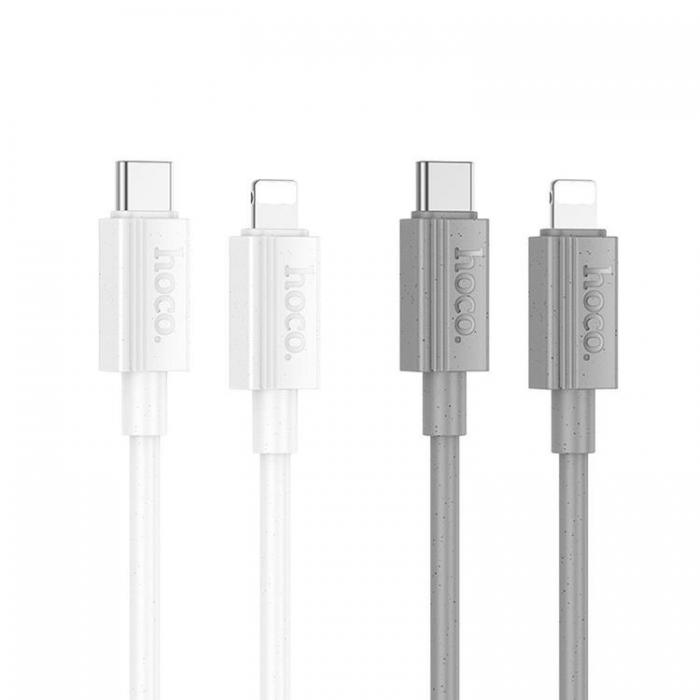 Hoco - Hoco USB-C Till Lightning 1m Kabel 27W X107 - Gr