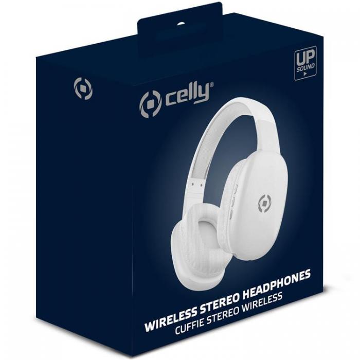 Celly - Celly Freebeat Over-Ear-Hrlurar Trdlsa - Vit