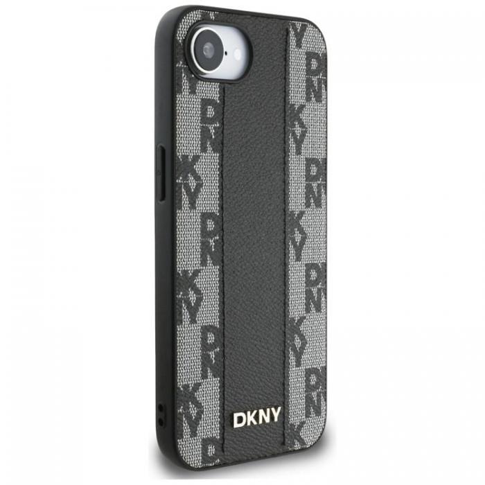 DKNY - DKNY iPhone 16e Mobilskal MagSafe Lder Checkered Mono