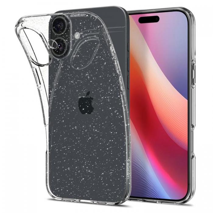 Spigen - Spigen iPhone 16 Plus Mobilskal Liquid Crystal - Glitter Crystal