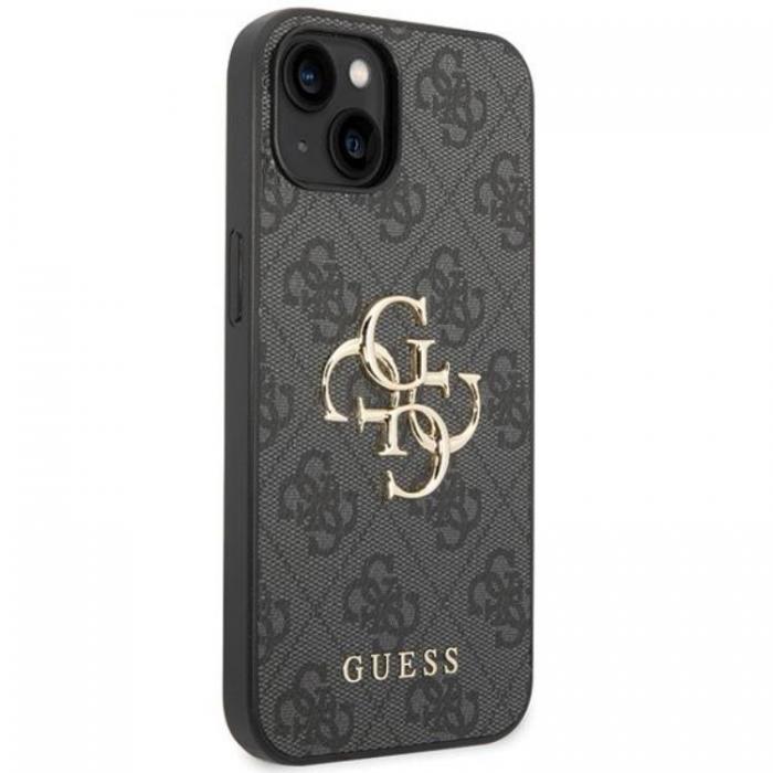 Guess - Guess iPhone 15 Plus Mobilskal Big Metall Logo - Gr