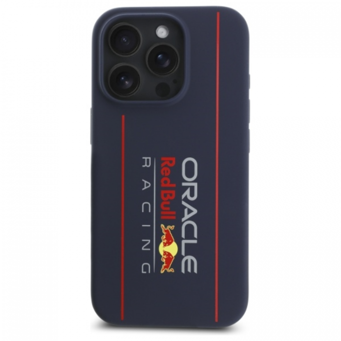 Red Bull - Red Bull iPhone 15 Pro Max Mobilskal MagSafe Silikon Vertical Logo