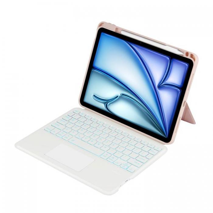 Tech-Protect - Tech-Protect iPad 10.9 (2022) Fodral SCMAG Pen + Keyboard - Rosa