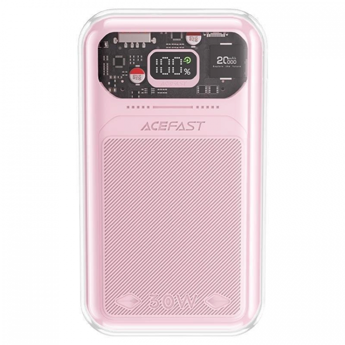 Acefast - Acefast Powerbank 20000mAh 30W Sparkling Series M2 - Rosa