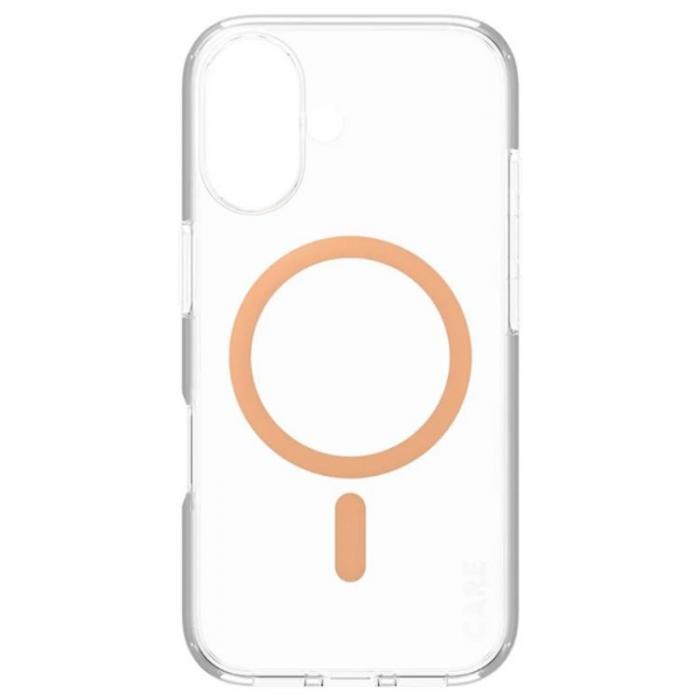 PanzerGlass - CARE By PanzerGlass iPhone 16 Plus Mobilskal MagSafe - Peachy