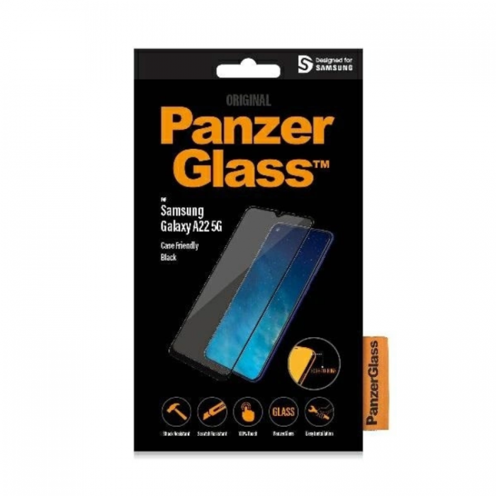 PanzerGlass - SAFE By PanzerGlass Galaxy A22 5G Hrdat glas Skrmskydd