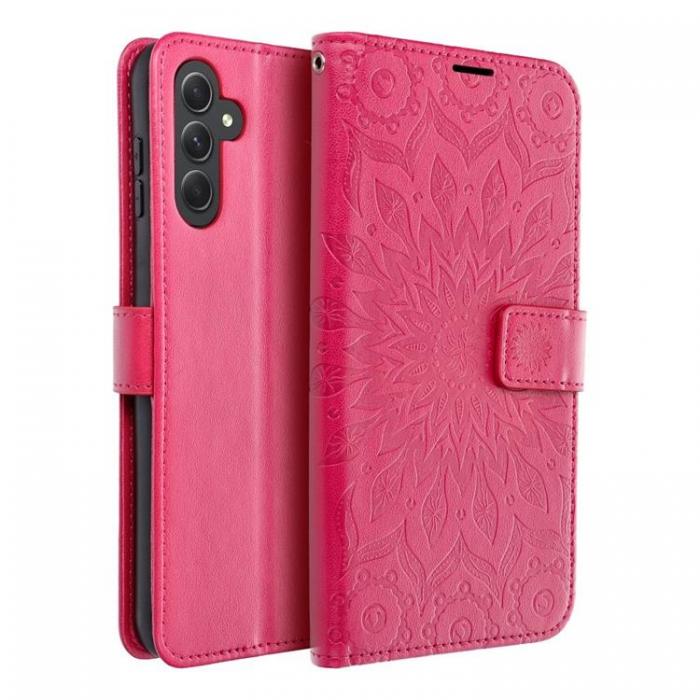 A-One Brand - Galaxy A34 5G Plnboksfodral Mezzo Mandala - Magenta