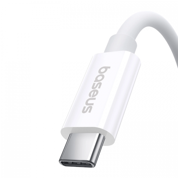 BASEUS - Baseus USB-C till USB-C 240W 1.8m Kabel USB4 Superior 2 - Vit