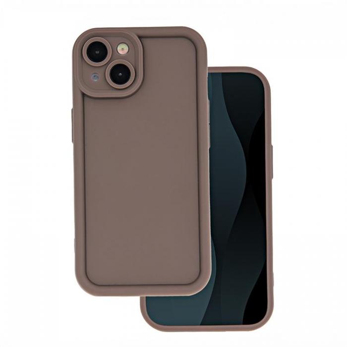 A-One Brand - iphone X/XS Mobilskal Rim TPU - Brun