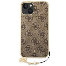 Guess - GUESS iPhone 14 Plus Skal Charms Collection - Brun