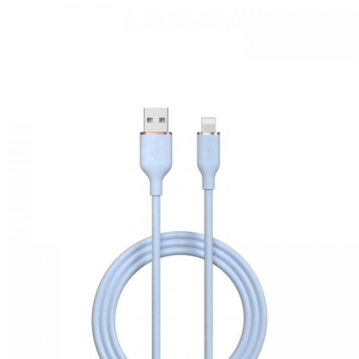 Devia - Devia USB Till Lightning 1.2m Kabel 2.4A Jelly EC630 - Bl