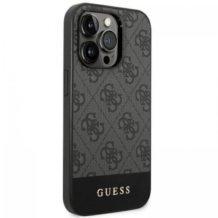 Guess - GUESS iPhone 14 Pro Skal Stripe Collection - Gr