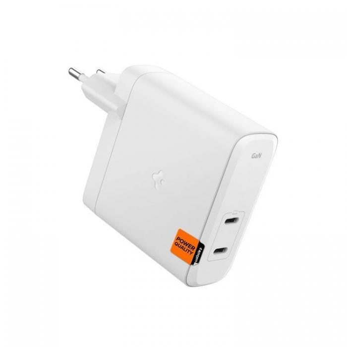 Spigen - Spigen GAN-1402 2-Port Snabbladdare 140W Arcstation Pro - Vit