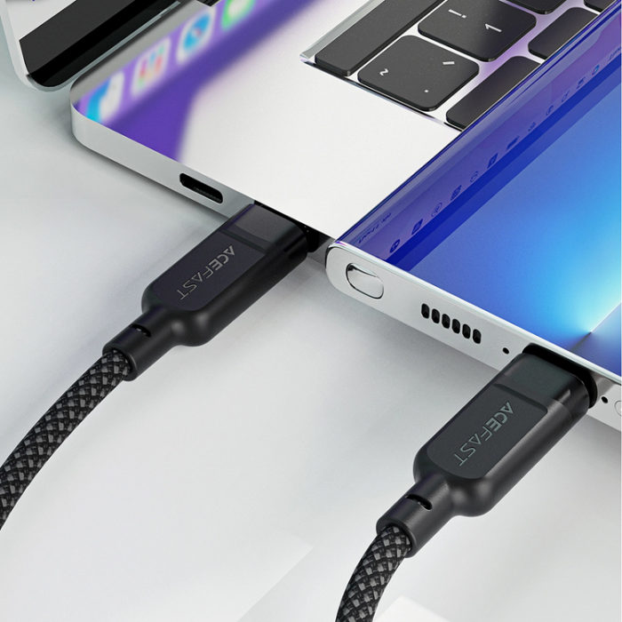 Acefast - Acefast C5-11 2in1 USB-C/USB-C PD 100W Kabel 480Mb/s