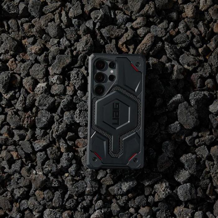 UAG - UAG Galaxy S25 Ultra Mobilskal MagSafe Monarch Pro - Kevlar Svart