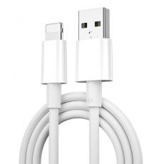 WIWU - WIWU USB Till Lightning 1.2m Kabel 2.4A C006 - Vit