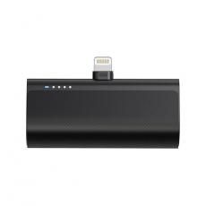 Blue Star - Blue Star Powerbank 5000 mAh 2.1A med inbyggd Lightning-kontakt - Svart