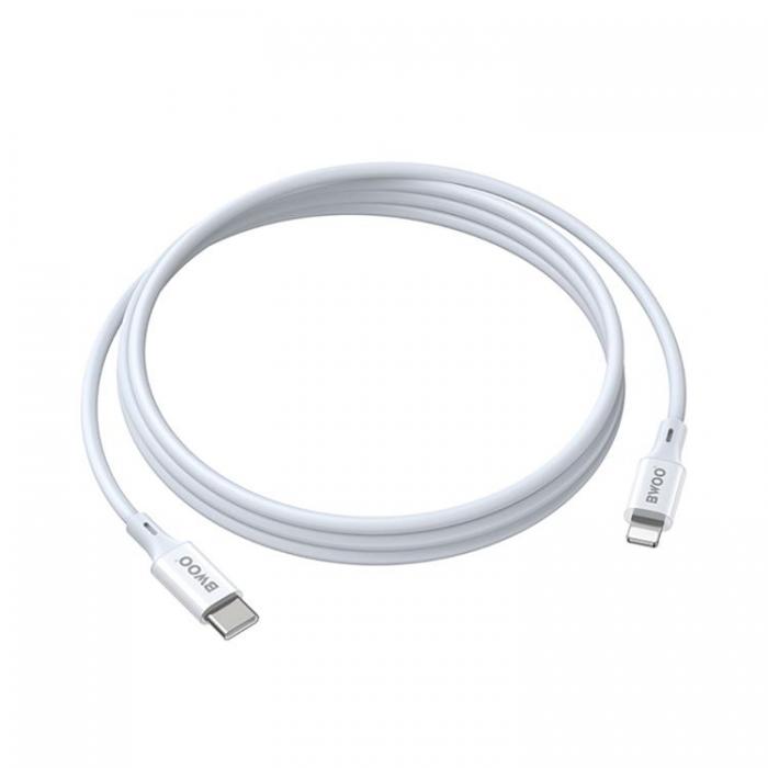 BWOO - BWOO USB-C till Lightning kabel 27W 1m TPE X283 C-L ABS - Vit