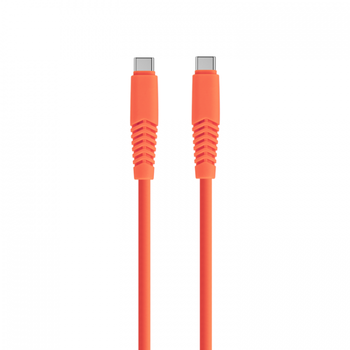 Setty - Setty USB-C Till USB-C Kabel 1.5 m 2.1A KSC-C-1.5210 - Orange