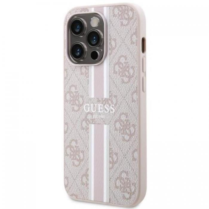 Guess - Guess iPhone 14 Pro Max Mobilskal MagSafe Printed Stripes