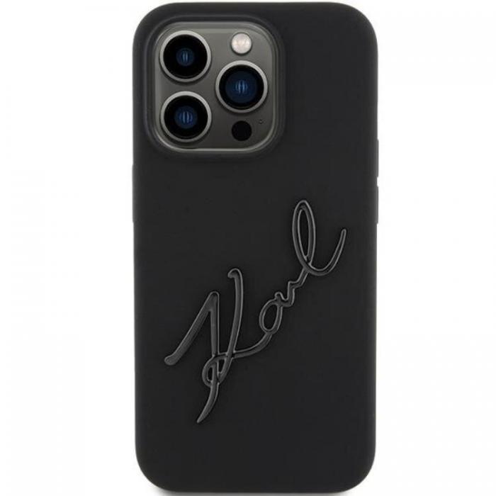 KARL LAGERFELD - KARL LAGERFELD iPhone 15 Pro Max Mobilskal Silikon Karl Script