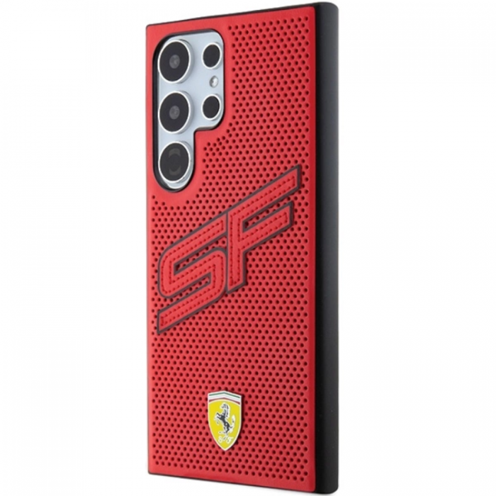 Ferrari - Ferrari Galaxy S24 Ultra Mobilskal Big SF Perforated - Rd