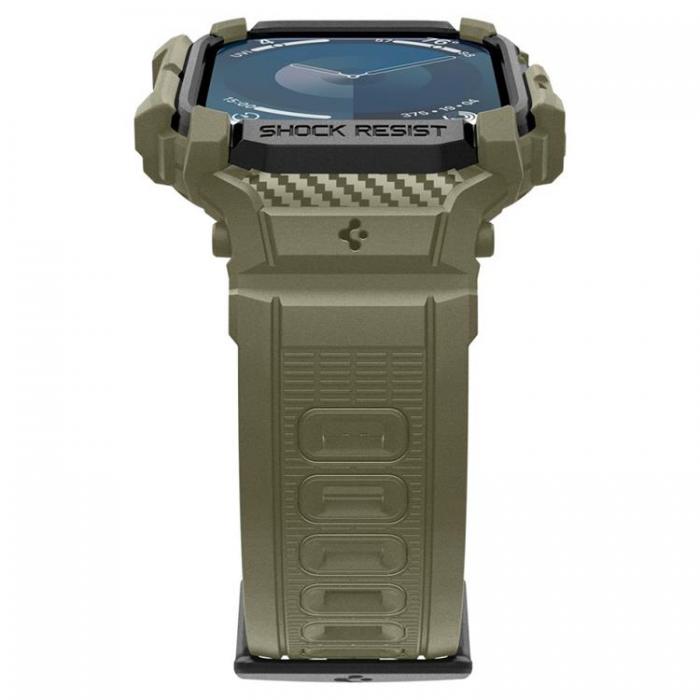 Spigen - Spigen Apple Watch 46mm Series 10 Armband Rugged Armor Pro