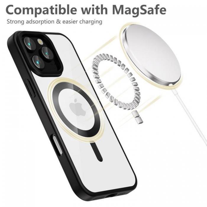 Tech-Protect - Tech-Protect iPhone 16 Pro Max Mobilskal Magsafe Magflex - Satin Svart