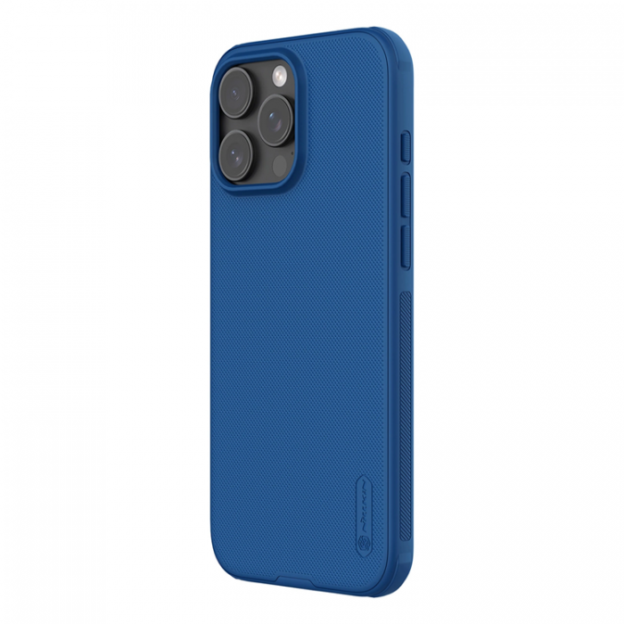 Nillkin - Nillkin iPhone 16 Pro Mobilskal Super Frosted Shield Pro - Bl