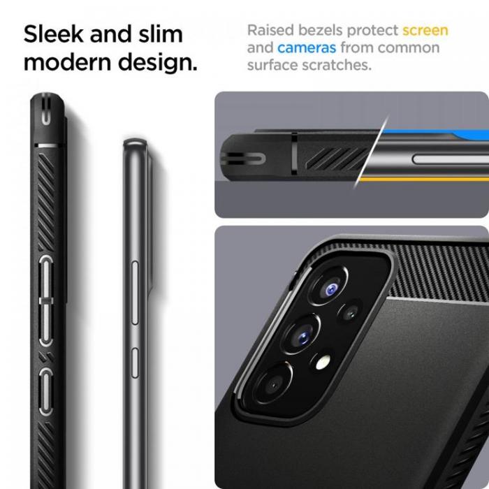 Spigen - Spigen Rugged Armor Skal Galaxy A53 5G - Matte Svart