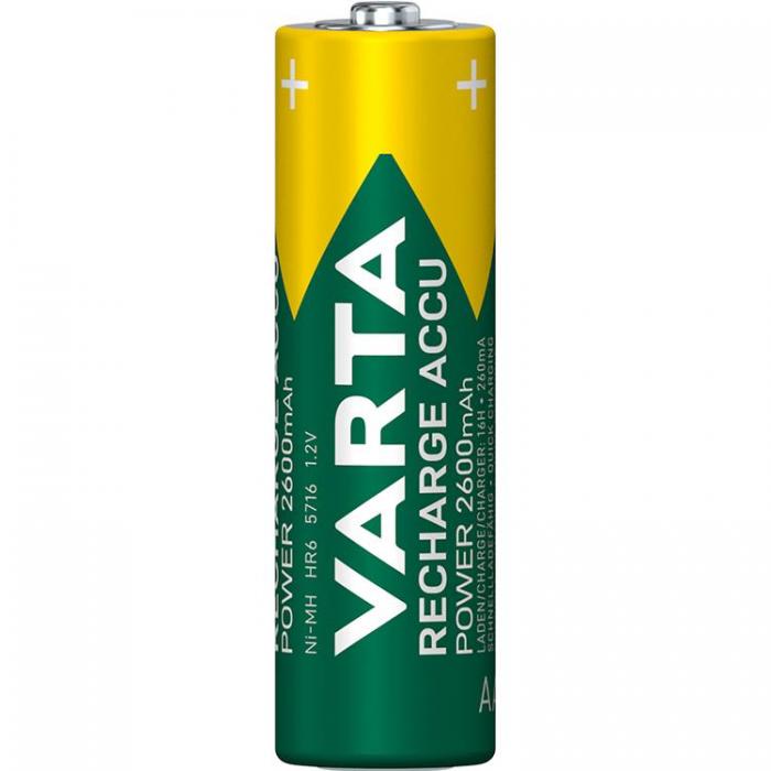 VARTA - Varta 4-pack Laddningsbart batteri AA 2600 mAh