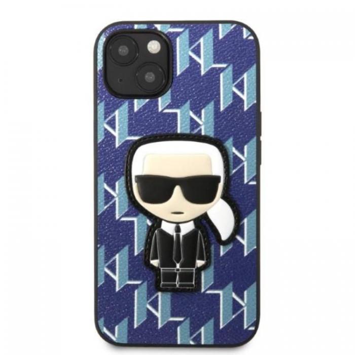 KARL LAGERFELD - Karl Lagerfeld iPhone 13 mini Skal Monogram Ikonik Patch - Bl