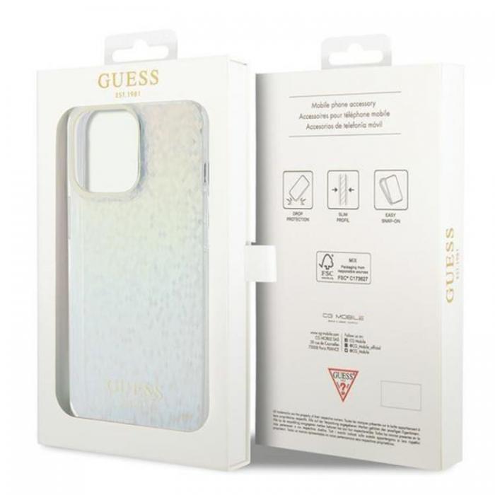 Guess - Guess iPhone 15 Pro Max Mobilskal IML Mirror Disco Iridescent