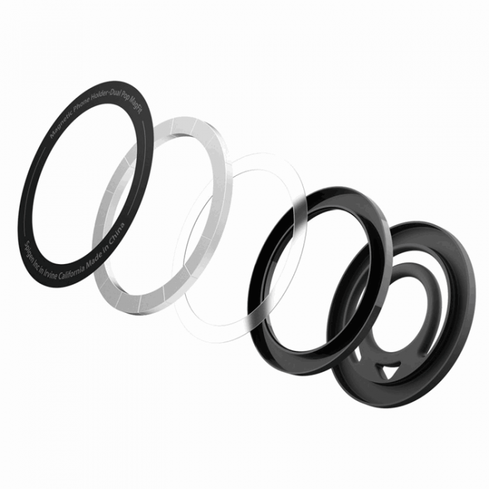 Spigen - Spigen Dual Pop Magsafe Ring - Svart