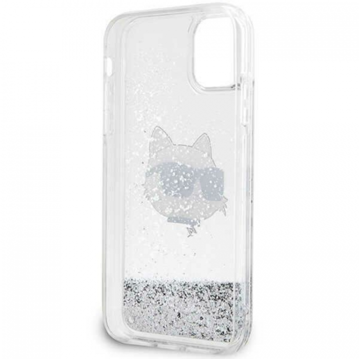 KARL LAGERFELD - Karl Lagerfeld iPhone 11/XR Mobilskal Choupette Head - Silver