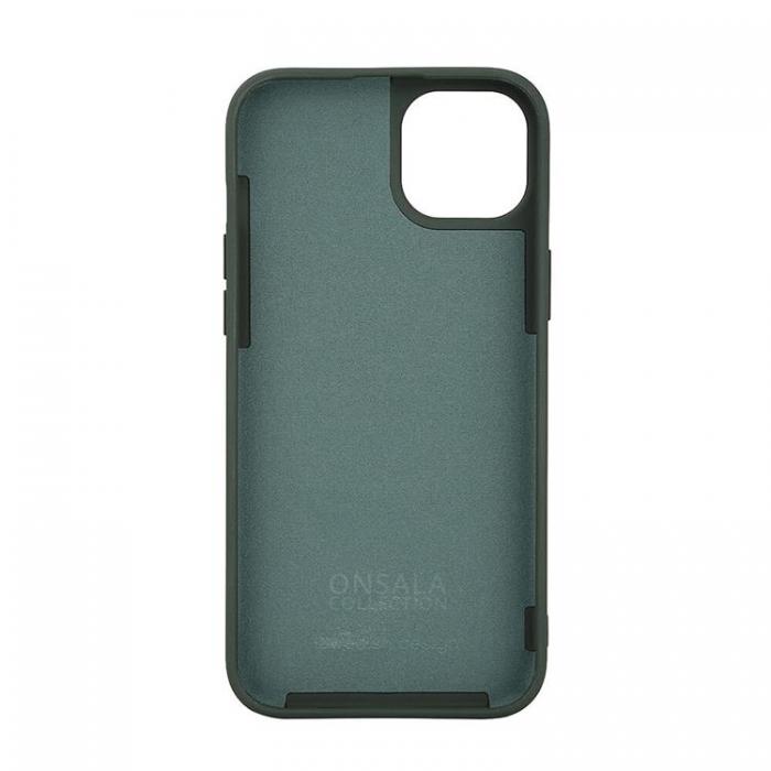 Onsala - Onsala iPhone 15 Plus Mobilskal MagSafe Silikon - Olive