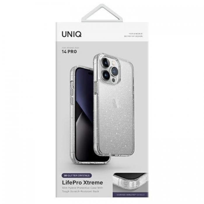 UNIQ - UNIQ iPhone 14 Pro Max Skal LifePro Xtreme - Clear/Tinsel Lucent