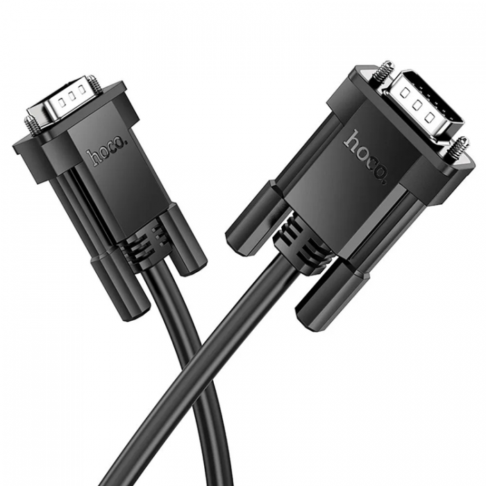 Hoco - Hoco VGA (Male) Till VGA (Male) 1080p Kabel 2m - Svart