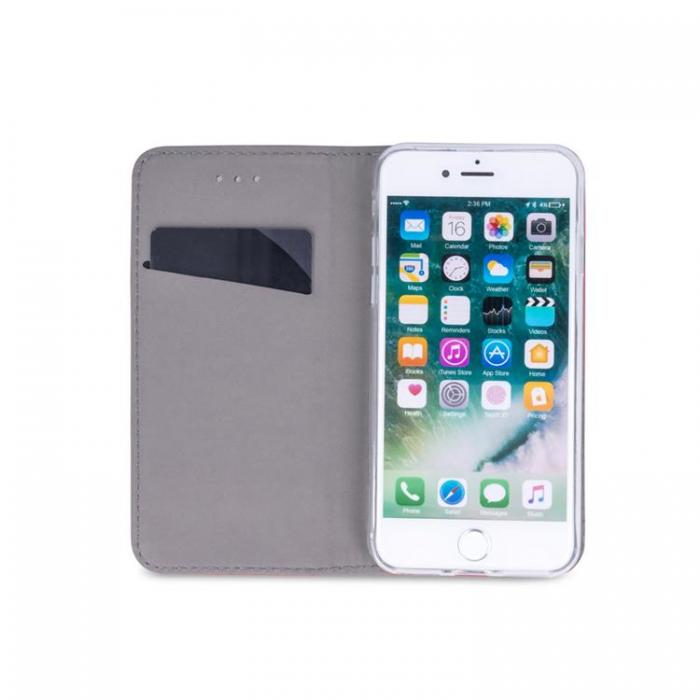 A-One Brand - iPhone 16 Pro Plnboksfodral Smart Magnet - Rd